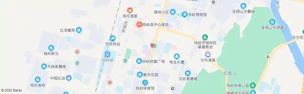 铁岭新都太平洋购物中心东门(报社)_公交站地图_铁岭公交_妙搜公交查询2025
