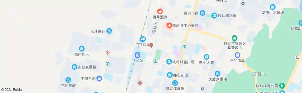 铁岭北方大药房三部_公交站地图_铁岭公交_妙搜公交查询2025