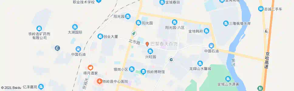 铁岭铁电明珠园_公交站地图_铁岭公交_妙搜公交查询2025