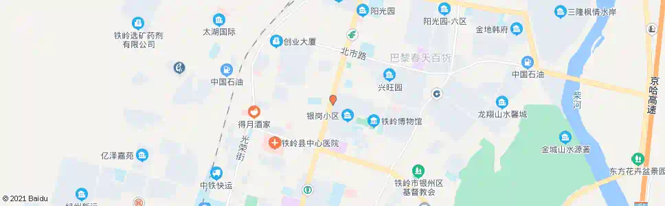 铁岭商业银行广裕支行_公交站地图_铁岭公交_妙搜公交查询2025
