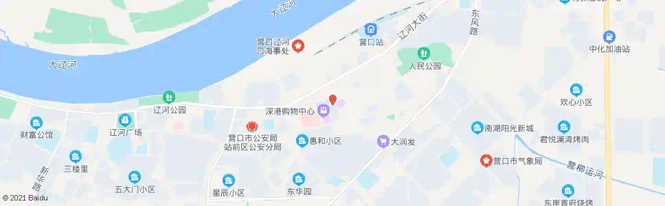 营口东升市场(东升路)_公交站地图_营口公交_妙搜公交查询2025