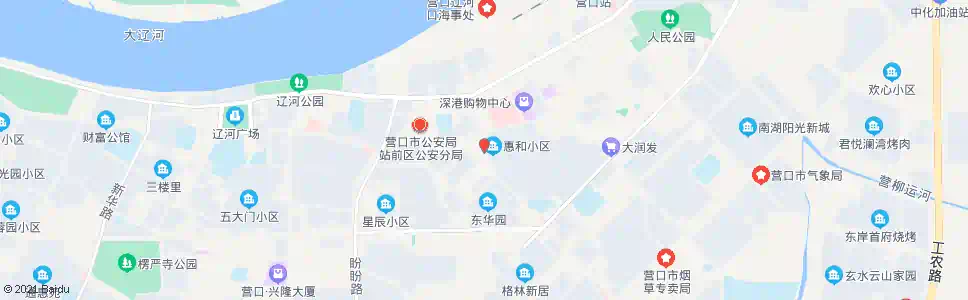 营口东新街_公交站地图_营口公交_妙搜公交查询2025