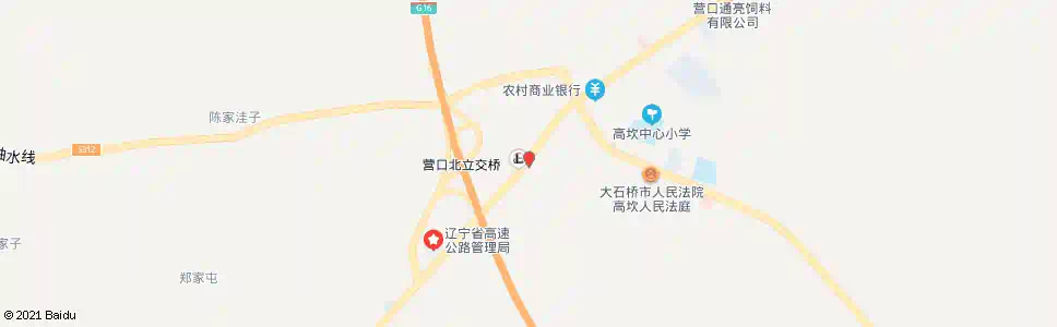 营口高坎老客运站_公交站地图_营口公交_妙搜公交查询2025