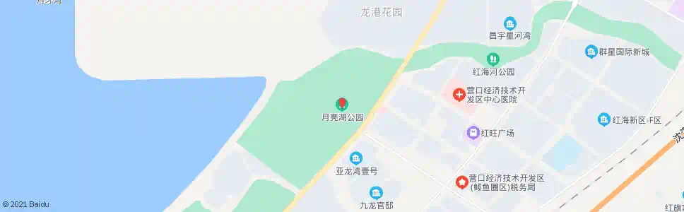 营口月亮湖公园_公交站地图_营口公交_妙搜公交查询2025