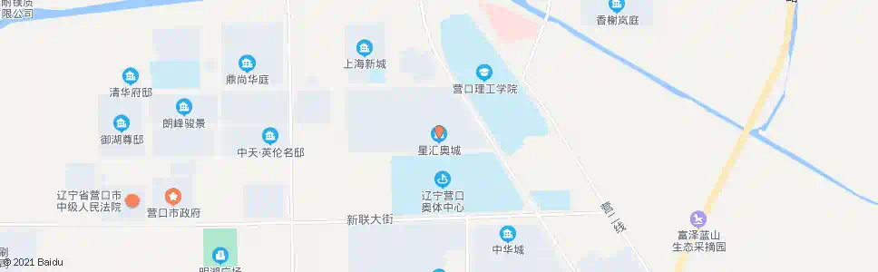 营口星汇奥城_公交站地图_营口公交_妙搜公交查询2025
