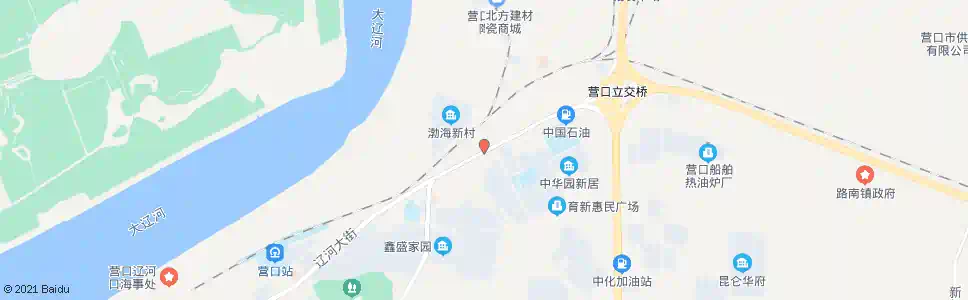 营口育新邮局_公交站地图_营口公交_妙搜公交查询2025