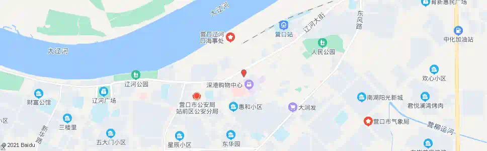 营口中亚购物_公交站地图_营口公交_妙搜公交查询2025