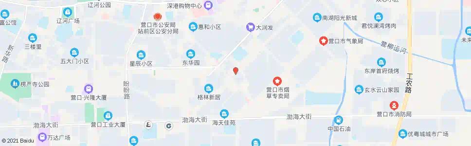 营口民丰小学_公交站地图_营口公交_妙搜公交查询2025