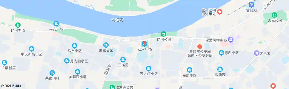 营口辽河广场_公交站地图_营口公交_妙搜公交查询2025