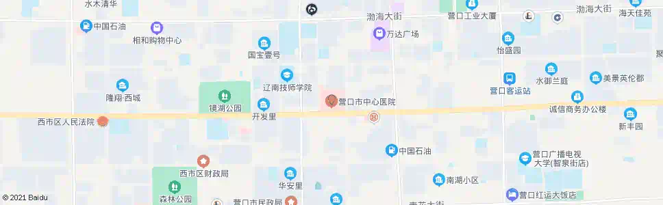 营口妇儿医院(路口西)_公交站地图_营口公交_妙搜公交查询2025