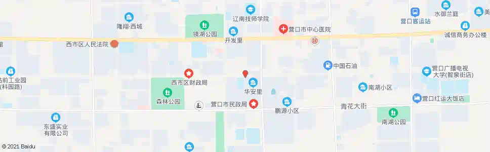 营口智泉街_公交站地图_营口公交_妙搜公交查询2025