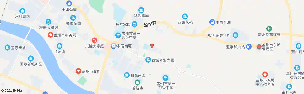 营口小雨花园_公交站地图_营口公交_妙搜公交查询2025