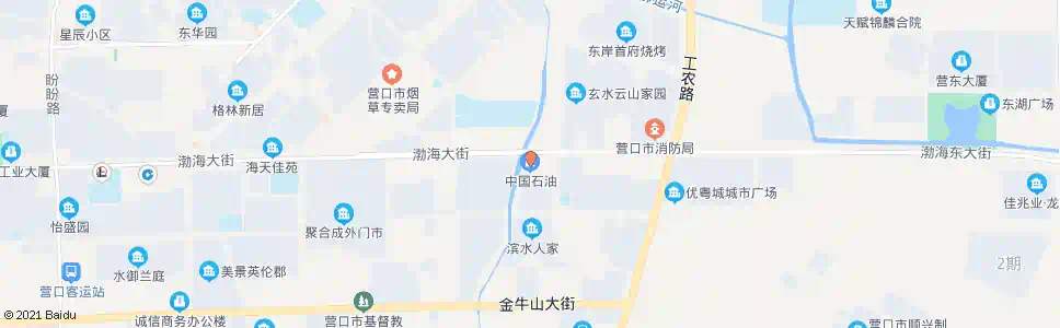 营口中石油_公交站地图_营口公交_妙搜公交查询2025