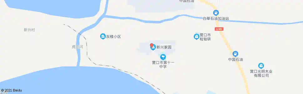 营口新兴家园小区_公交站地图_营口公交_妙搜公交查询2025