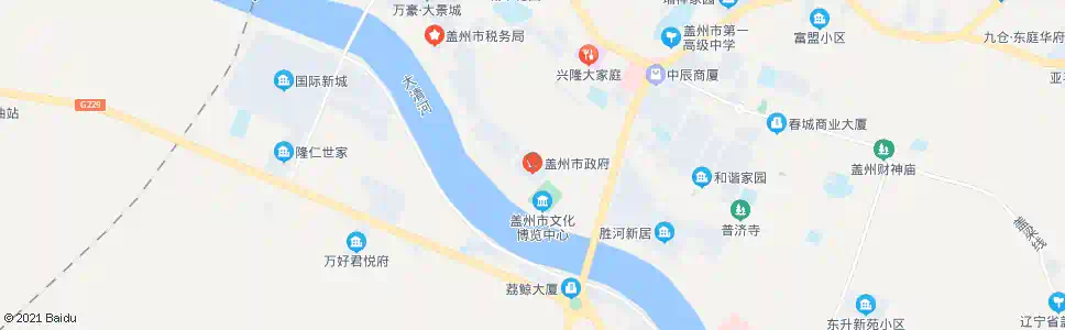 营口盖州市政府_公交站地图_营口公交_妙搜公交查询2025