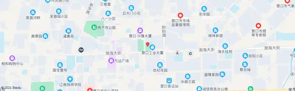 营口青少年宫(学府路)_公交站地图_营口公交_妙搜公交查询2025