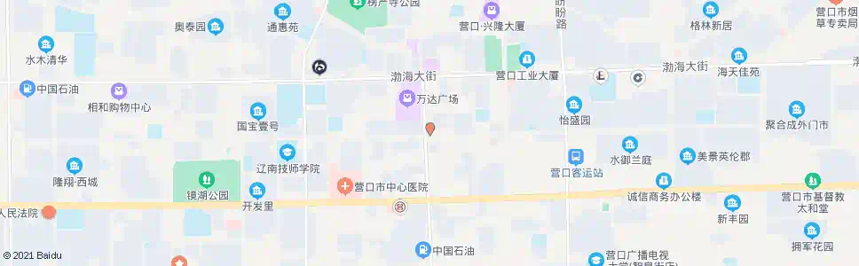 营口工行新华支行_公交站地图_营口公交_妙搜公交查询2025