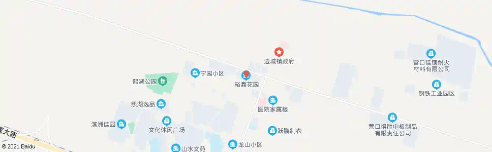 营口裕鑫花园_公交站地图_营口公交_妙搜公交查询2025
