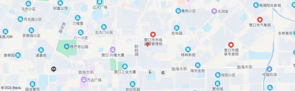 营口格林新苑_公交站地图_营口公交_妙搜公交查询2025