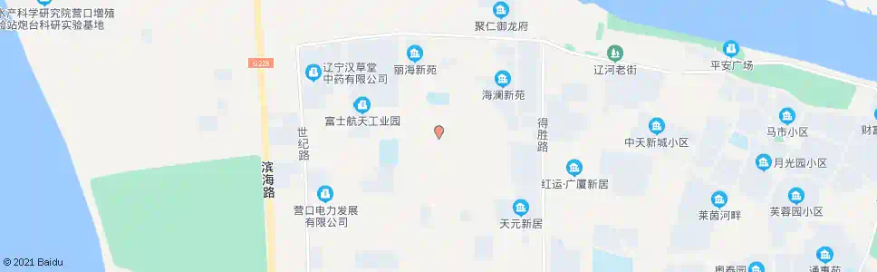 营口西环小区(南)_公交站地图_营口公交_妙搜公交查询2025