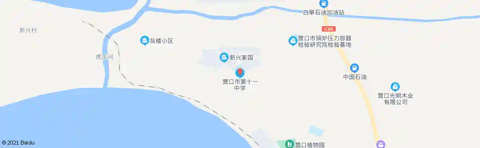营口第十一中学_公交站地图_营口公交_妙搜公交查询2025