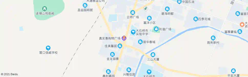 营口真实惠购物广场_公交站地图_营口公交_妙搜公交查询2025