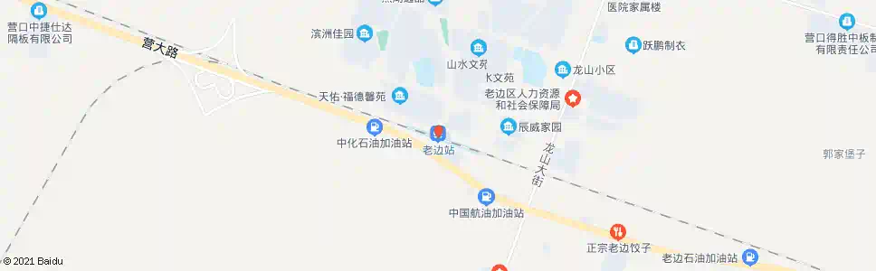 营口老边高中_公交站地图_营口公交_妙搜公交查询2025