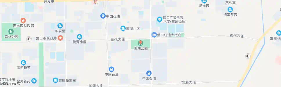 营口南湖公园_公交站地图_营口公交_妙搜公交查询2025