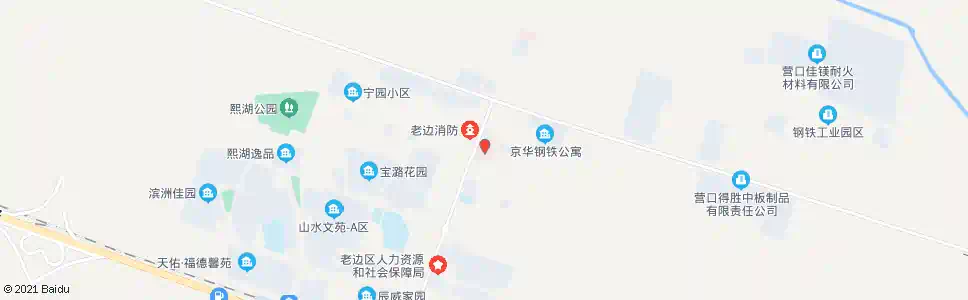营口老边医院_公交站地图_营口公交_妙搜公交查询2025