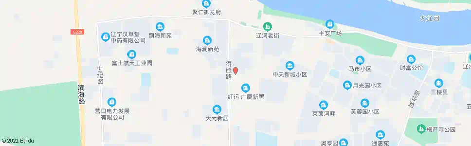 营口得胜市场_公交站地图_营口公交_妙搜公交查询2025