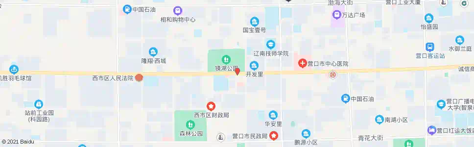 营口镜湖公园_公交站地图_营口公交_妙搜公交查询2025