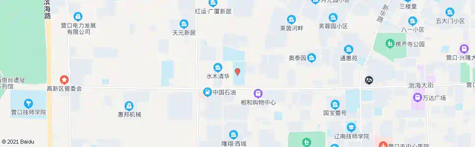 营口二高中_公交站地图_营口公交_妙搜公交查询2025