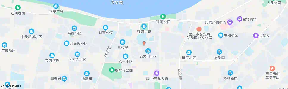营口红旗小学_公交站地图_营口公交_妙搜公交查询2025