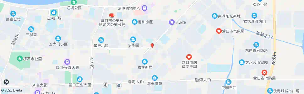 营口人民保险公司_公交站地图_营口公交_妙搜公交查询2025