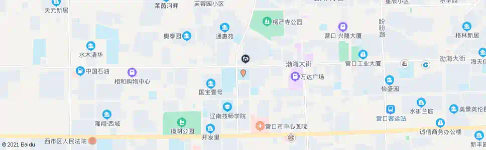 营口实验中学_公交站地图_营口公交_妙搜公交查询2025