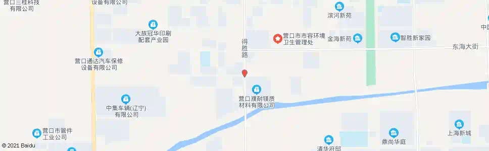 营口武警支队(得胜路)_公交站地图_营口公交_妙搜公交查询2025