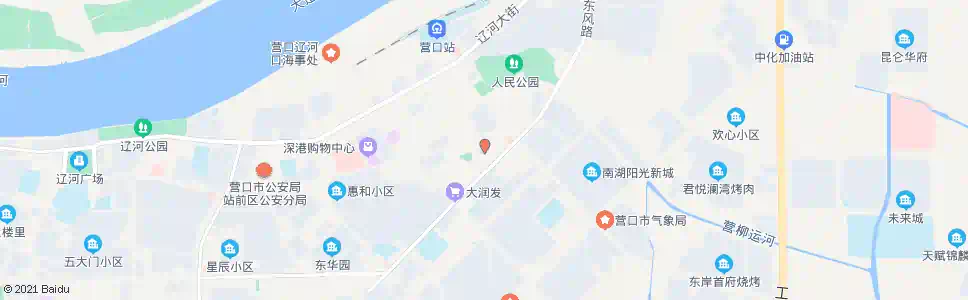 营口万有街_公交站地图_营口公交_妙搜公交查询2025