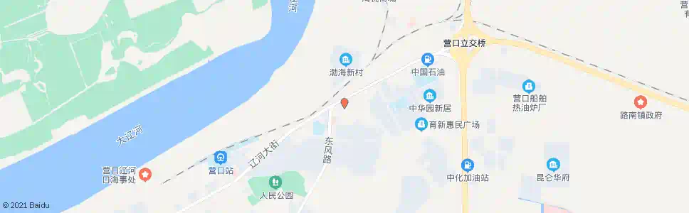 营口东风市场_公交站地图_营口公交_妙搜公交查询2025