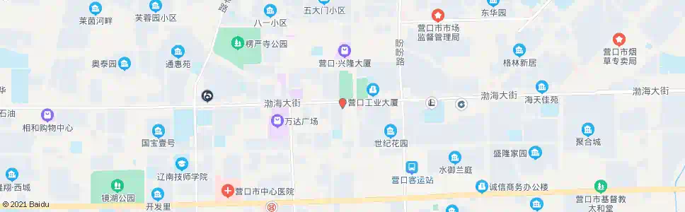 营口广电中心_公交站地图_营口公交_妙搜公交查询2025