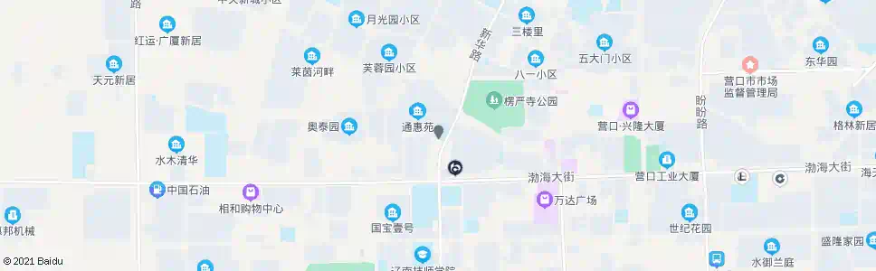 营口韶山小学_公交站地图_营口公交_妙搜公交查询2025
