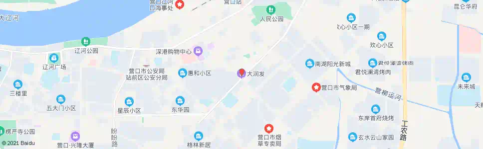 营口大润发超市(路口南)_公交站地图_营口公交_妙搜公交查询2025