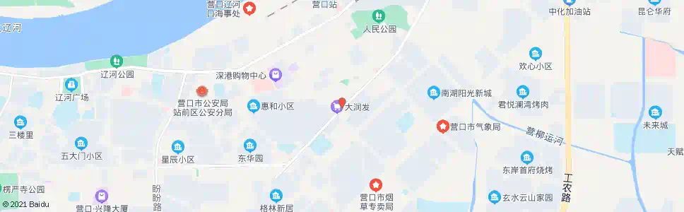 营口大福源_公交站地图_营口公交_妙搜公交查询2025