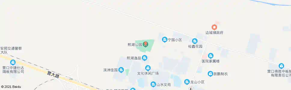 营口熙湖公园_公交站地图_营口公交_妙搜公交查询2025