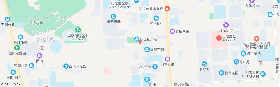 阿拉善新世纪广场_公交站地图_阿拉善公交_妙搜公交查询2025
