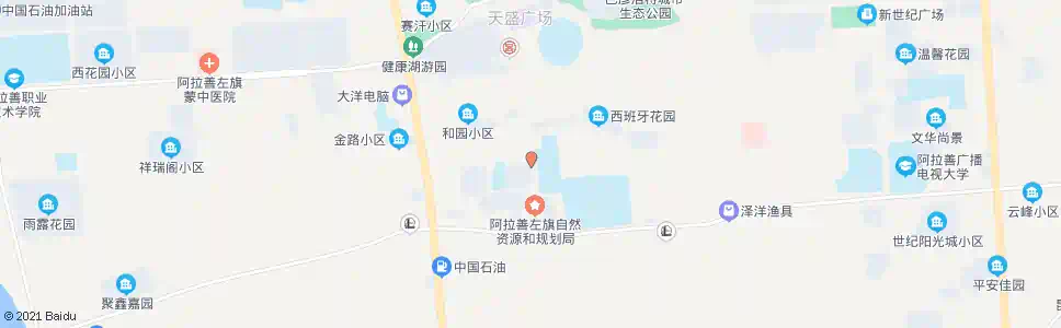阿拉善巴彦花园_公交站地图_阿拉善公交_妙搜公交查询2025