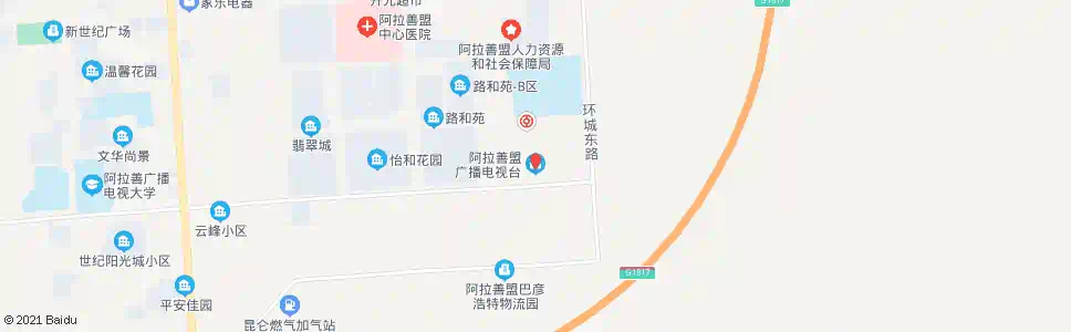 阿拉善电视台_公交站地图_阿拉善公交_妙搜公交查询2025