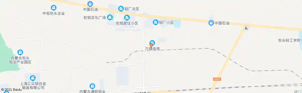 包头三零三厂_公交站地图_包头公交_妙搜公交查询2025