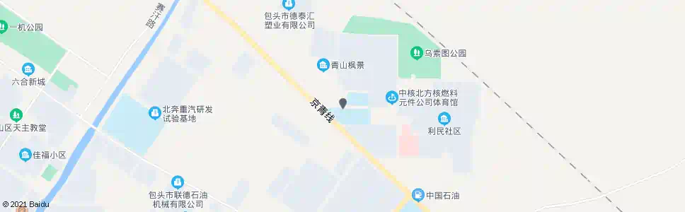 包头二零二厂西门_公交站地图_包头公交_妙搜公交查询2025