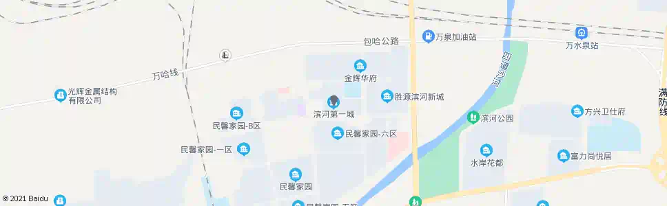 包头滨河第一城_公交站地图_包头公交_妙搜公交查询2025