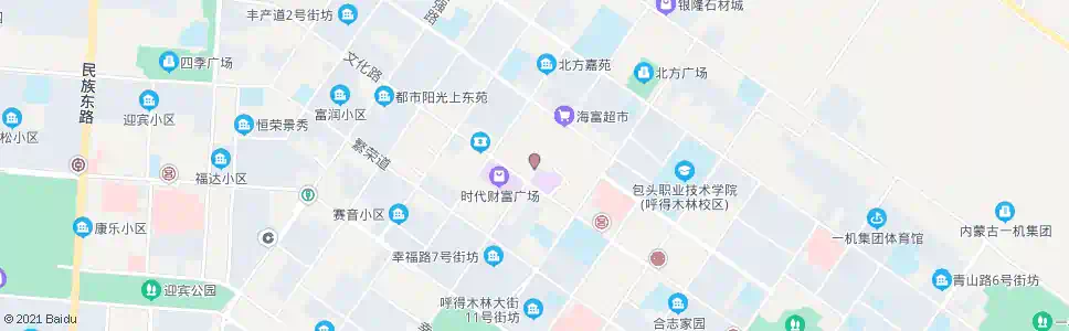 包头娜琳商厦_公交站地图_包头公交_妙搜公交查询2025